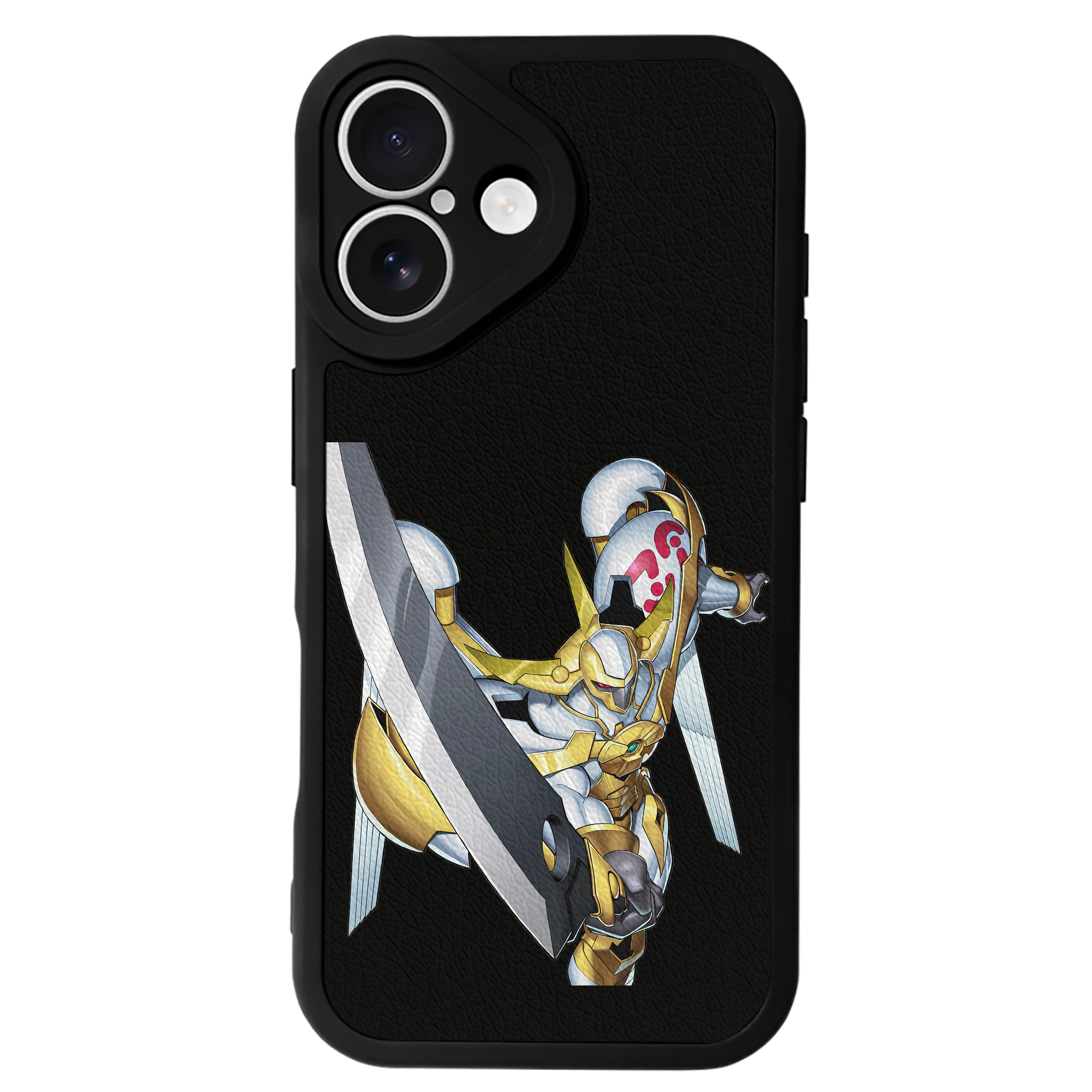 （画像用） 遊☆戯☆王 Yu-Gi-Oh! 【iPhone 16シリーズ対応】シリコンスマホケース（レザー調） 材質：シリコン